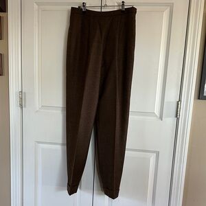 Sophisticated Women's Brown Trousers